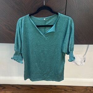Green women’s top